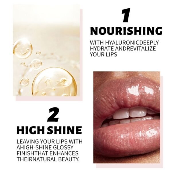 pro hydrating lip gloss hyaluronic acid, longwear high shine