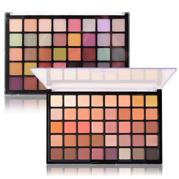 40 color eyeshadow palette – matte & metallic shimmer