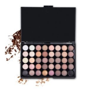 40 color pro eyeshadow palette matte & metallic, blendable