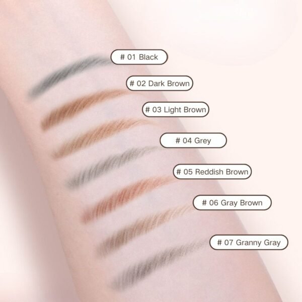 dual ended waterproof brow pencil sweat resistant & long lasting