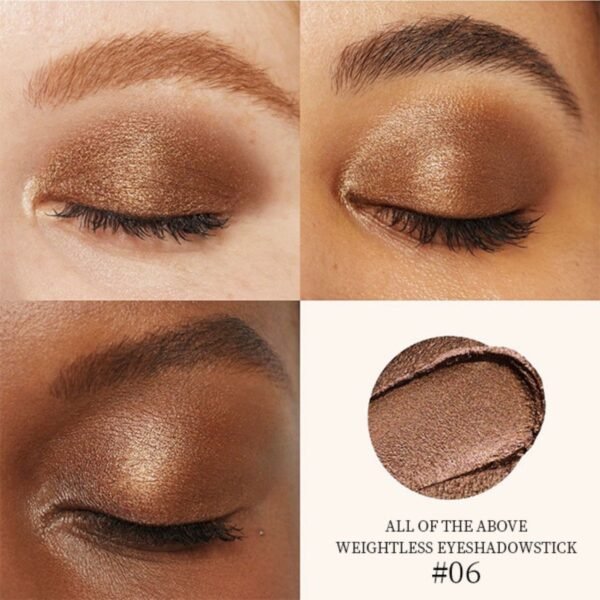 matte eyeshadow stick waterproof, 3 in 1 multi use