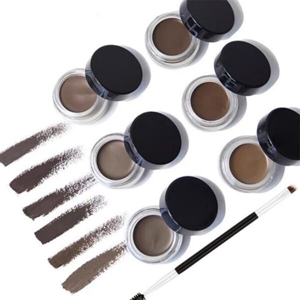 waterproof eyebrow cream smudge proof, 11 natural shades