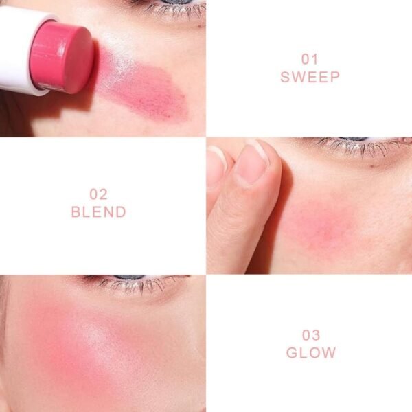 creamy blush stick – multi use for cheeks, lips & eyes
