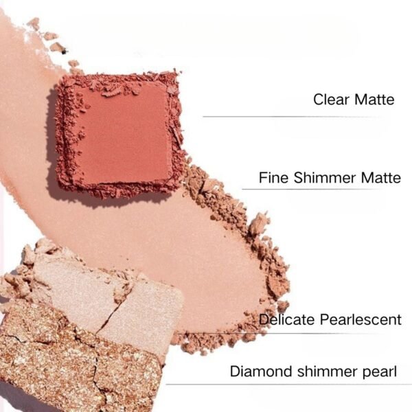 4 color eyeshadow palette – silky, longwear, waterproof