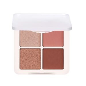 4 color eyeshadow palette – silky, longwear, waterproof