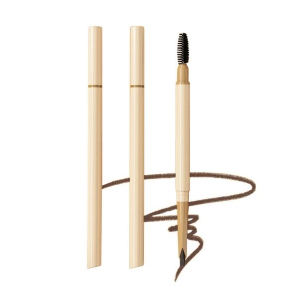 dual ended brow pencil waterproof, teardrop tip & spoolie