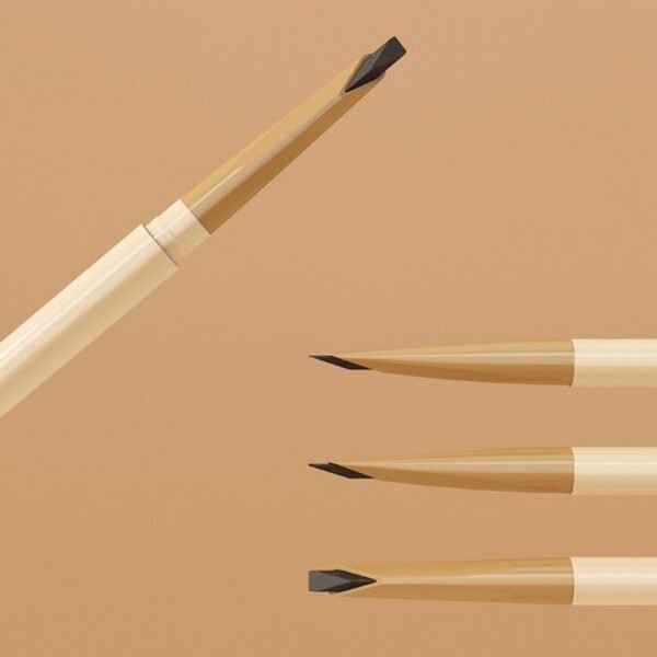 dual ended brow pencil waterproof, teardrop tip & spoolie