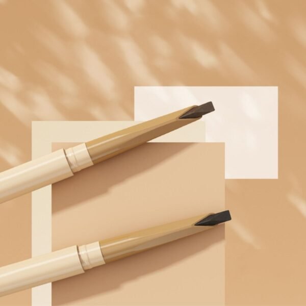 dual ended brow pencil waterproof, teardrop tip & spoolie