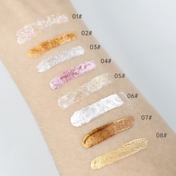 liquid glitter eyeshadow – waterproof, longwear, shimmer