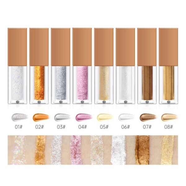 liquid glitter eyeshadow – waterproof, longwear, shimmer