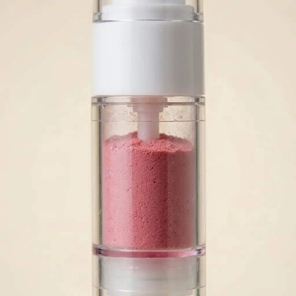 Vitamin B12 powder chamber of private label dual chamber serum — skin renewal support