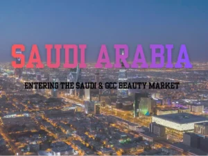 Certificate wall at Tiara Beauty cosmetics factory — ISO, GMPC and Halal compliance